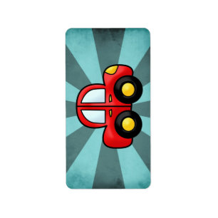 Classic Automobile Art Retro Automotive Print Label