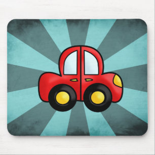 Classic Automobile Art Retro Automotive Print Mouse Pad