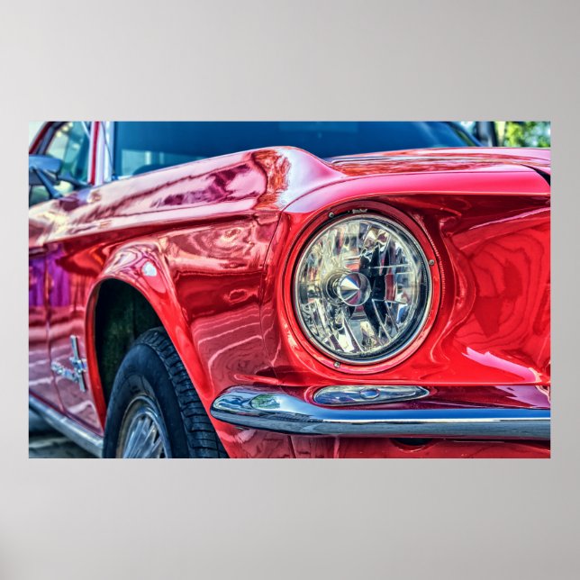 Classic Automobile Car Artwork Photo Poster (Front)