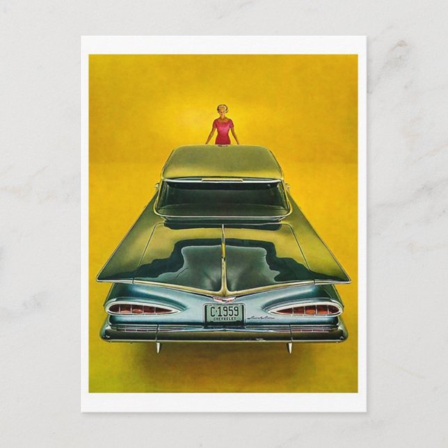 Classic Automobile Postcard (Front)