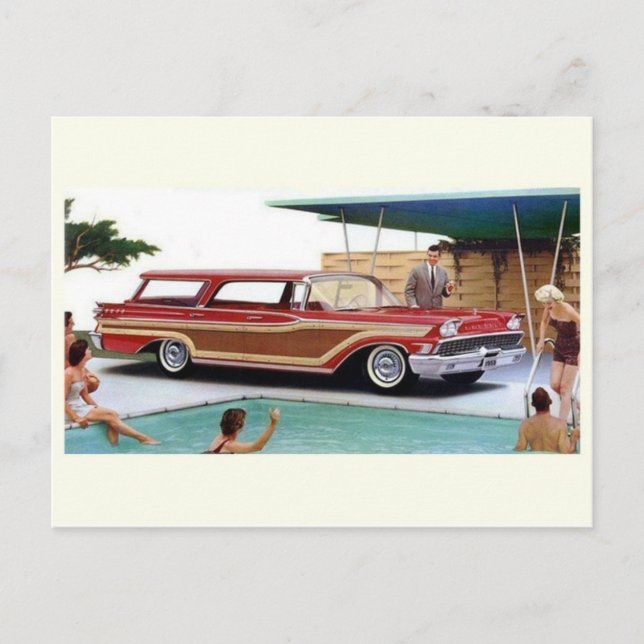 Classic Automobile Postcard (Front)