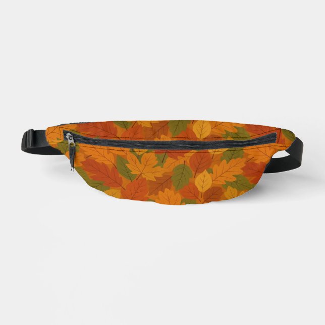 Classic Autumn/fall leaves patterned  Bum Bags (Front)