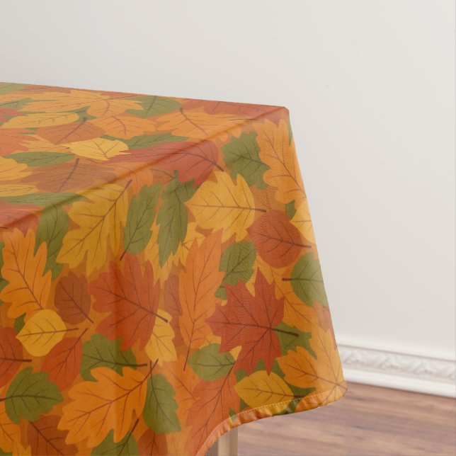 Classic Autumn/fall leaves patterned  Tablecloth (In Situ)