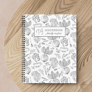 Classic Autumn Harvest Family Recipe Book