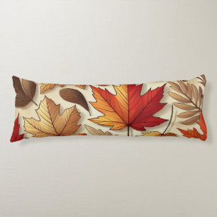 classic Autumn leaves Body Cushion