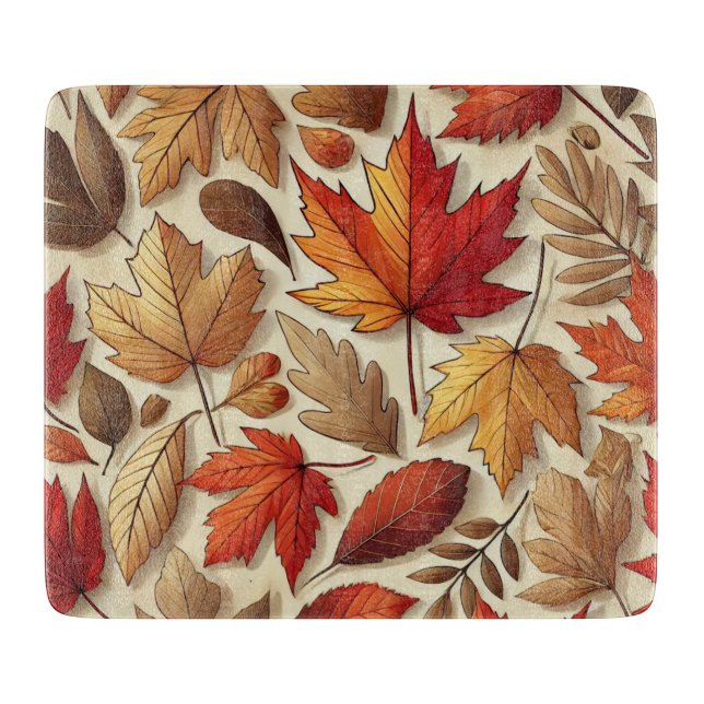 classic Autumn leaves Cutting Board (Front)