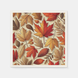 classic Autumn leaves Napkin