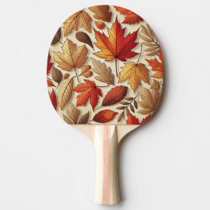 classic Autumn leaves Ping Pong Paddle