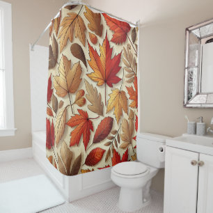 classic Autumn leaves Shower Curtain