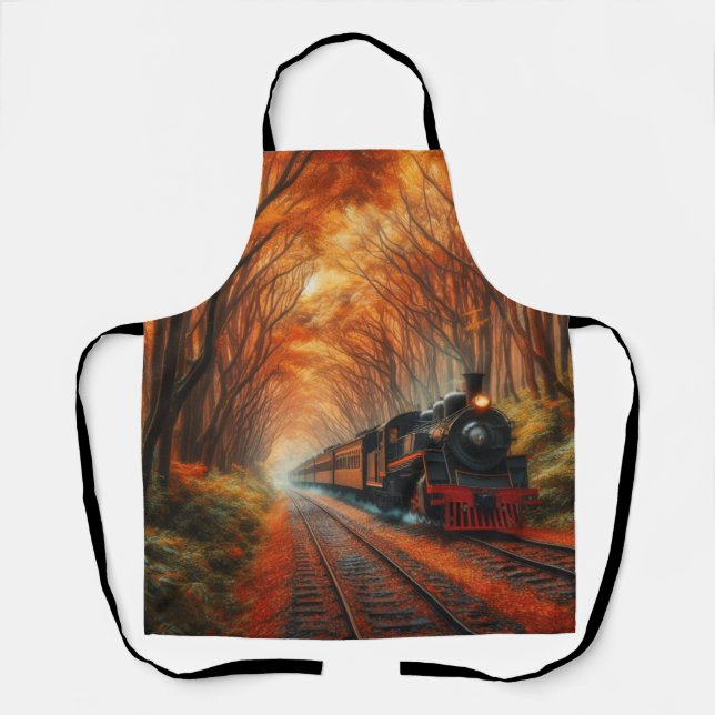 classic Autumn train Apron (Front)