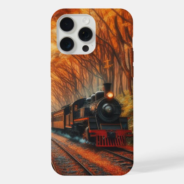classic Autumn train iPhone Case (Back)