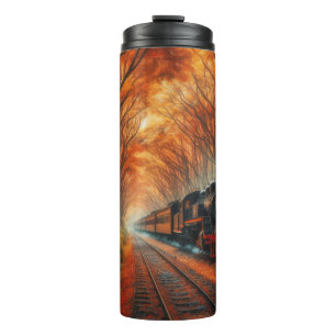 classic Autumn train Thermal Tumbler