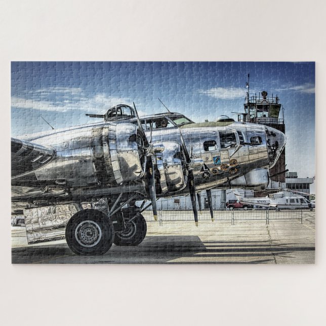 Classic b-17 wwii bomber jigsaw puzzle (Horizontal)