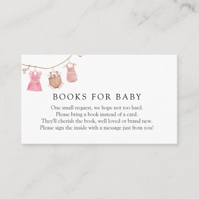 Classic Baby Pink Books for Baby Enclosure (Front)