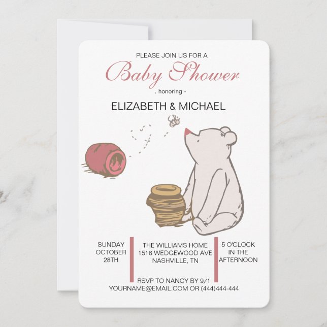 Classic  Baby Shower Invitation (Front)