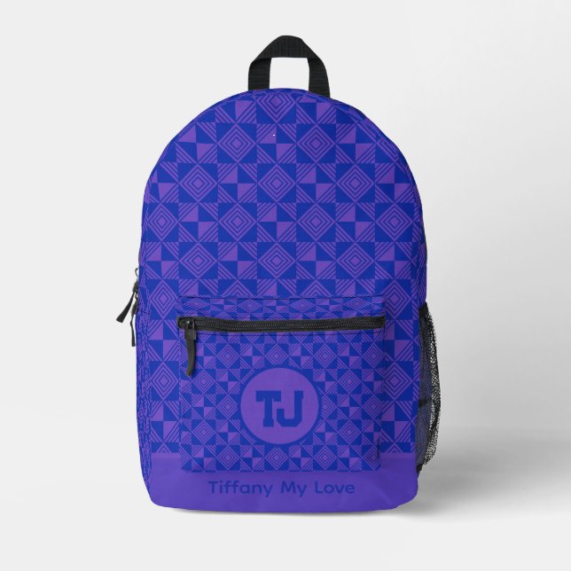 Classic Back To School Girly School Backpack (Front)