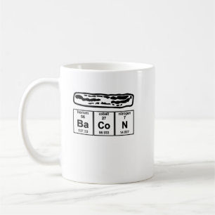 Classic Bacon Strip Bacon Chemistry Coffee Mug