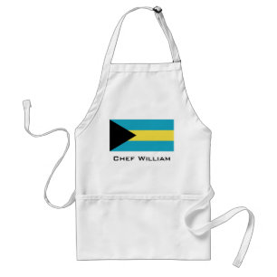 Classic Bahamian Flag Standard Apron