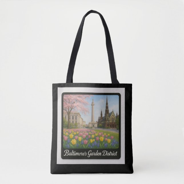 Classic Baltimore Charm Tote Bag (Front)