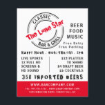 Classic Bar & Grill Logo, Pub/Brewery Advertising Flyer<br><div class="desc">Classic Bar & Grill Logo,  Pub/Brewery Advertising Flyers By The Business Card Store.</div>