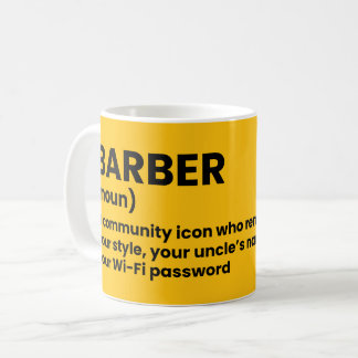 Classic Barber Definition Mug