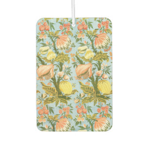 Classic Baroque Floral Fruit Damask Textile Car Air Freshener