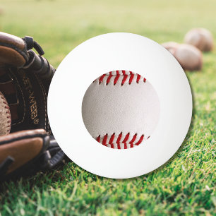 Classic Baseball and Softball Red Stitching Ping Pong Ball