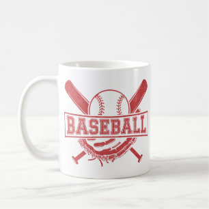 Classic Baseball Emblem Coffee Mug