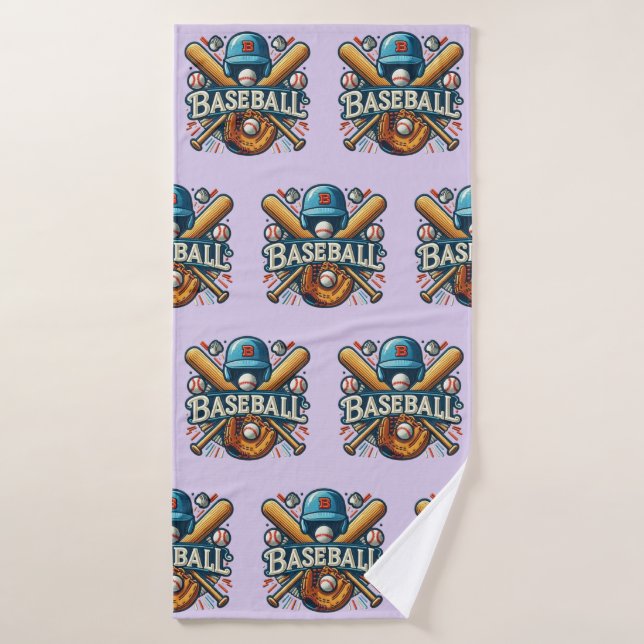 Classic Baseball Essentials / Stylish Retro Legend Bath Towel (Bath Towel)