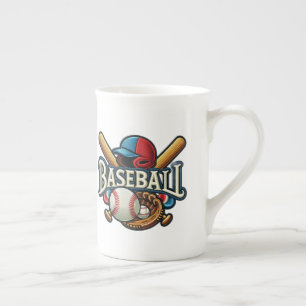 Classic Baseball Essentials / Stylish Retro Legend Bone China Mug
