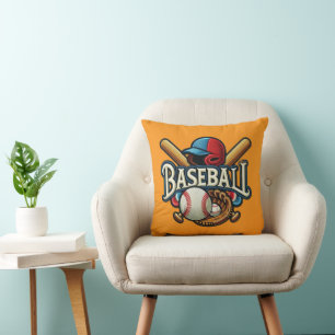 Classic Baseball Essentials / Stylish Retro Legend Cushion