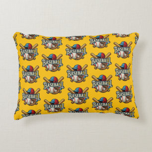 Classic Baseball Essentials / Stylish Retro Legend Decorative Cushion