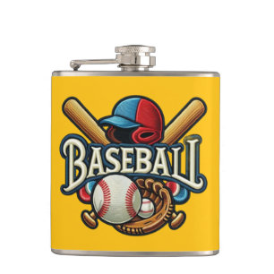 Classic Baseball Essentials / Stylish Retro Legend Hip Flask