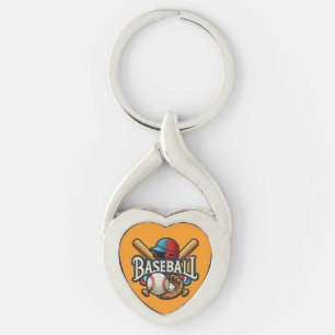 Classic Baseball Essentials / Stylish Retro Legend Key Ring