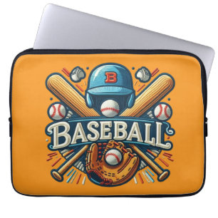 Classic Baseball Essentials / Stylish Retro Legend Laptop Sleeve