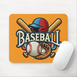 Classic Baseball Essentials / Stylish Retro Legend Mouse Pad