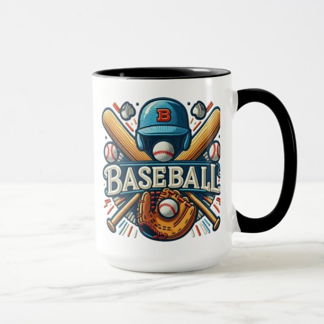 Classic Baseball Essentials / Stylish Retro Legend Mug (Right)