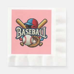 Classic Baseball Essentials / Stylish Retro Legend Napkin