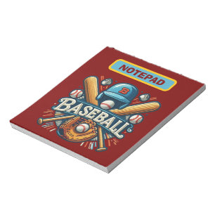 Classic Baseball Essentials / Stylish Retro Legend Notepad