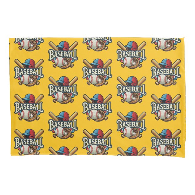 Classic Baseball Essentials / Stylish Retro Legend Pillowcase (Front)