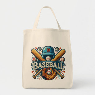 Classic Baseball Essentials / Stylish Retro Legend Tote Bag