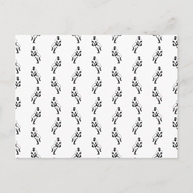 Classic Baseball Players CUSTOM BACKGROUND COLOR Postcard (Front)