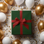 Classic Batch: Dark Green Wrapping Paper Roll<br><div class="desc">Elevate your gift presentations with our exquisite wrapping paper in classic very dark green. This classic and minimalist wrapping paper adds a sophisticated touch to any occasion, whether it's for Christmas, birthdays, weddings, anniversaries, graduations, baby showers, or any special celebration you have in mind. Simple and clean design with solid...</div>