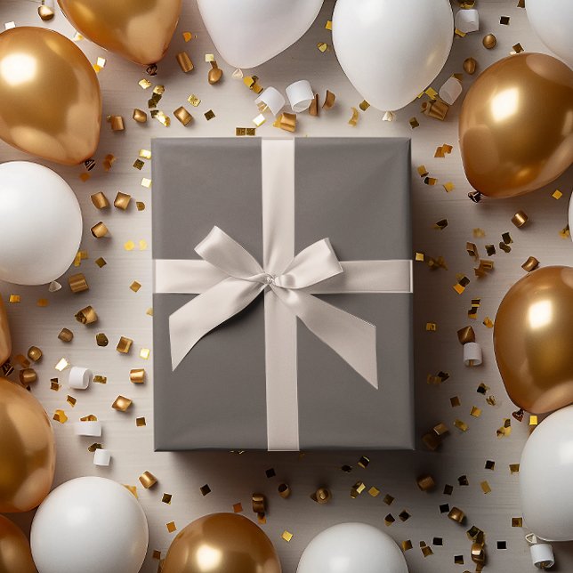 Classic Batch Dark Taupe Beige Wrapping Paper Roll (Creator Uploaded)