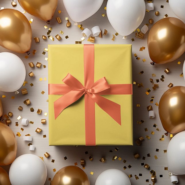 Classic Batch: Lovely Yellow Wrapping Paper Roll (Creator Uploaded)