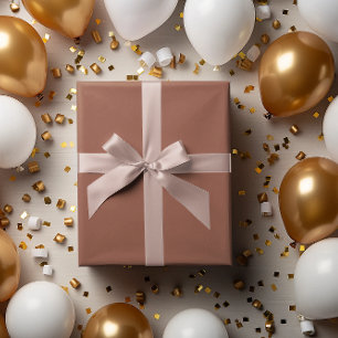 Classic Batch: Rust Brown Wrapping Paper Roll