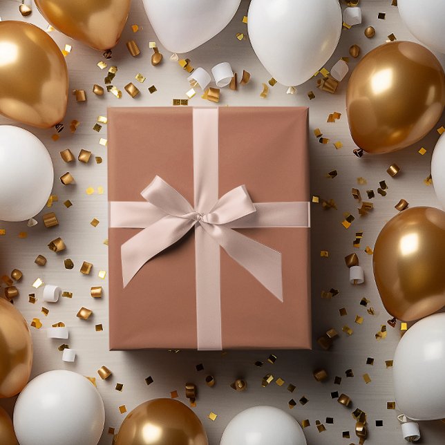 Classic Batch Terracotta Brown Wrapping Paper Roll (Creator Uploaded)