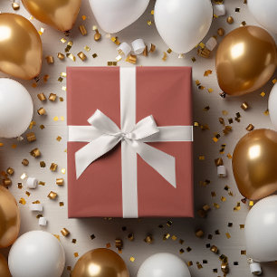 Classic Batch: Terracotta Red Wrapping Paper Roll