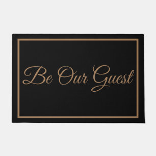Classic Be Our Guest Door Mat