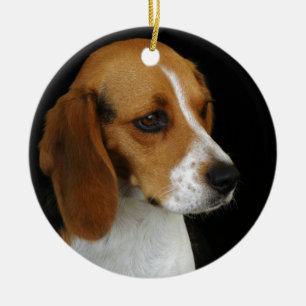 Classic Beagle Ceramic Tree Decoration